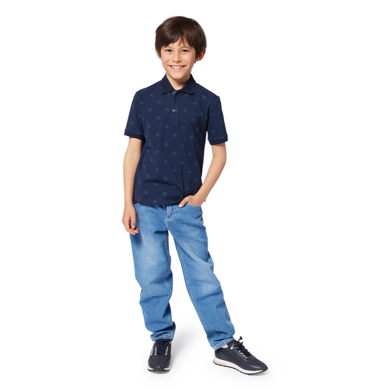 Sneakers bicolore con lacci