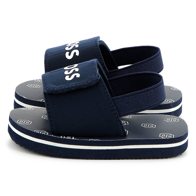 Ciabatte con scratch BOSS 
                        RAGAZZO