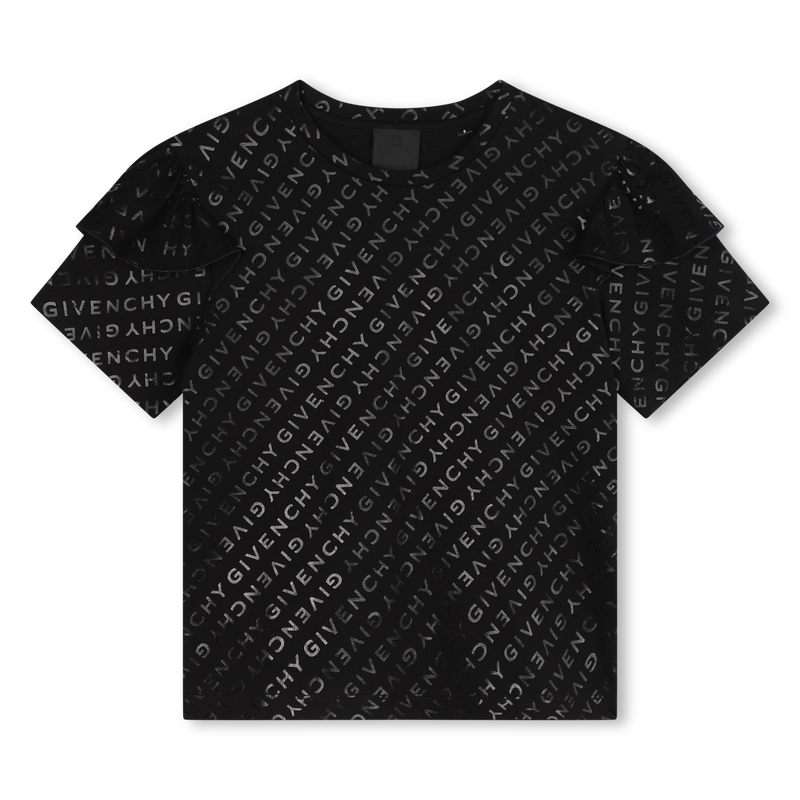 Frilled Printed T-Shirt GIVENCHY 
                        BAMBINA