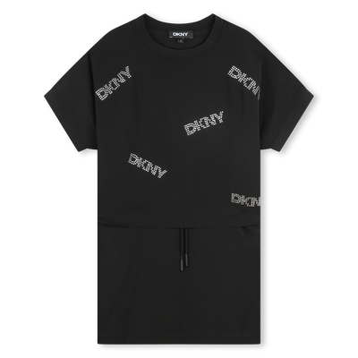 Abito a maniche corte DKNY BAMBINA