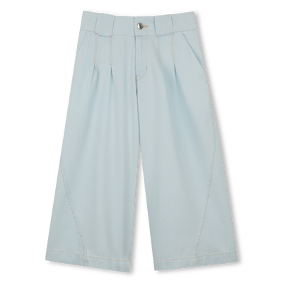 PANTALONI A GAMBA LARGA LANVIN BAMBINA