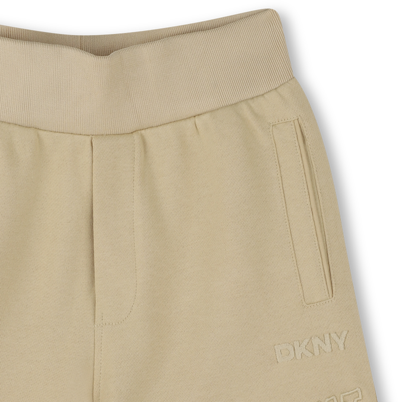 Bermuda in felpa di cotone DKNY 
                        UNISEX