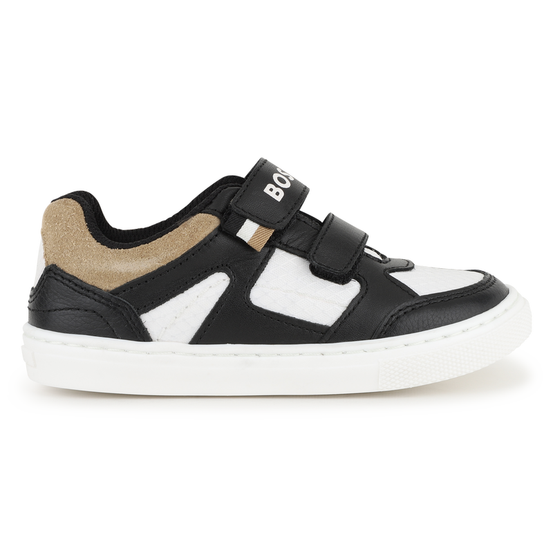 SNEAKERS CON STRISCE A STRAPPO BOSS 
                        RAGAZZO