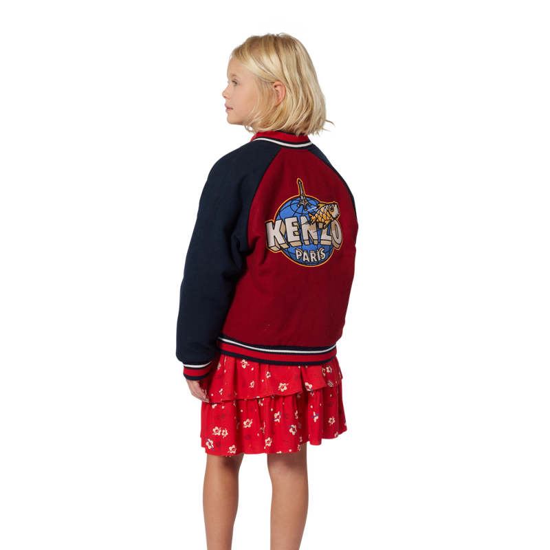 Bomber con chiusura a scatto KENZO KIDS 
                        UNISEX