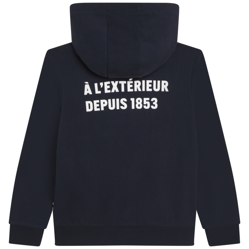 Felpa con zip e cappuccio