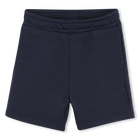 Jogging bermuda shorts, MARINE, hi-res