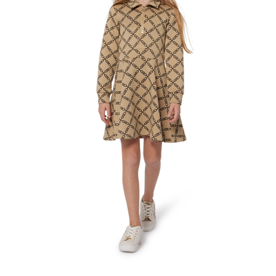 Vestito con zip maniche lunghe MICHAEL KORS BAMBINA