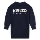 Vestito in maglia jacquard KENZO KIDS 
                    BAMBINA