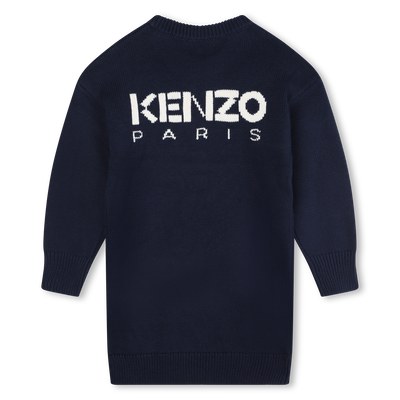 Vestito in maglia jacquard KENZO KIDS BAMBINA