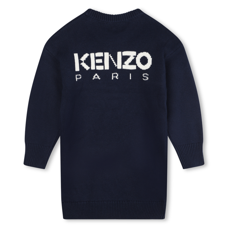 Vestito in maglia jacquard KENZO KIDS 
                        BAMBINA