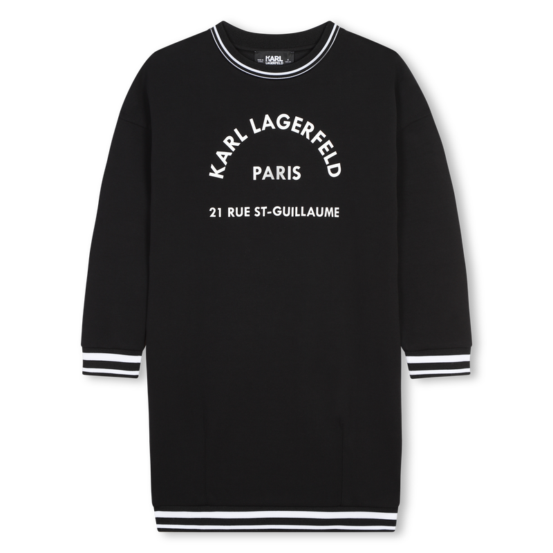 Abito dritto bicolore KARL LAGERFELD KIDS 
                        BAMBINA