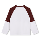 T-shirt bicolore con stampa TIMBERLAND 
                    RAGAZZO