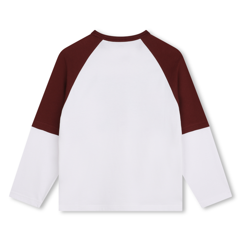 T-shirt bicolore con stampa TIMBERLAND 
                        RAGAZZO