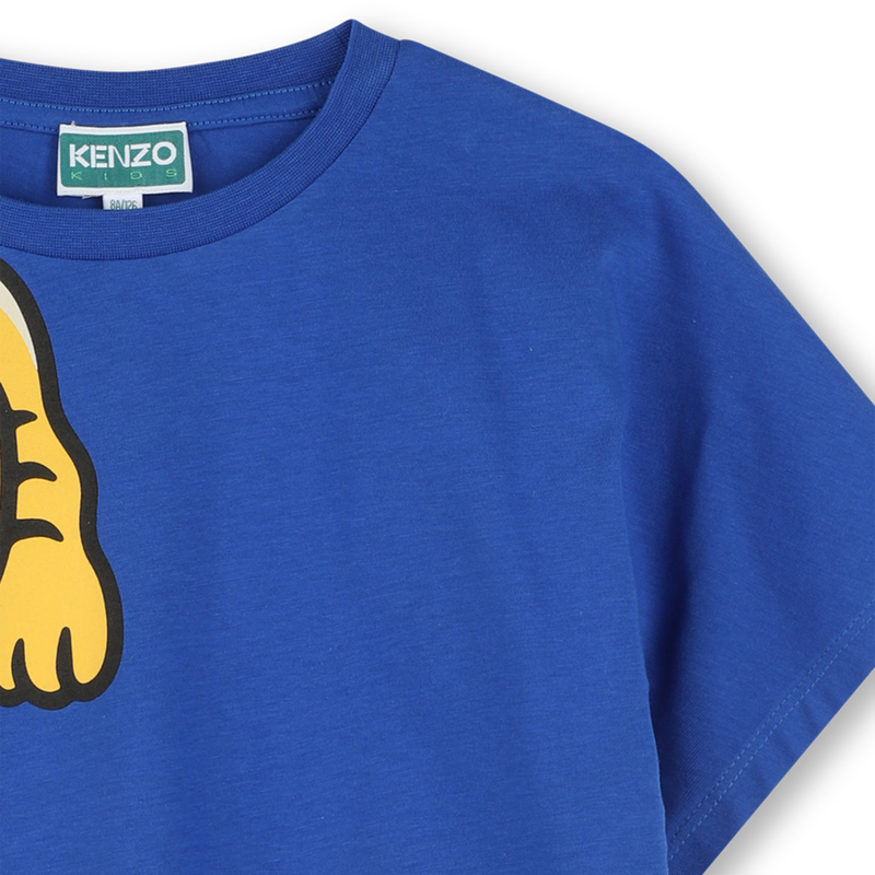T-shirt con stampa in cotone KENZO KIDS 
                        RAGAZZO