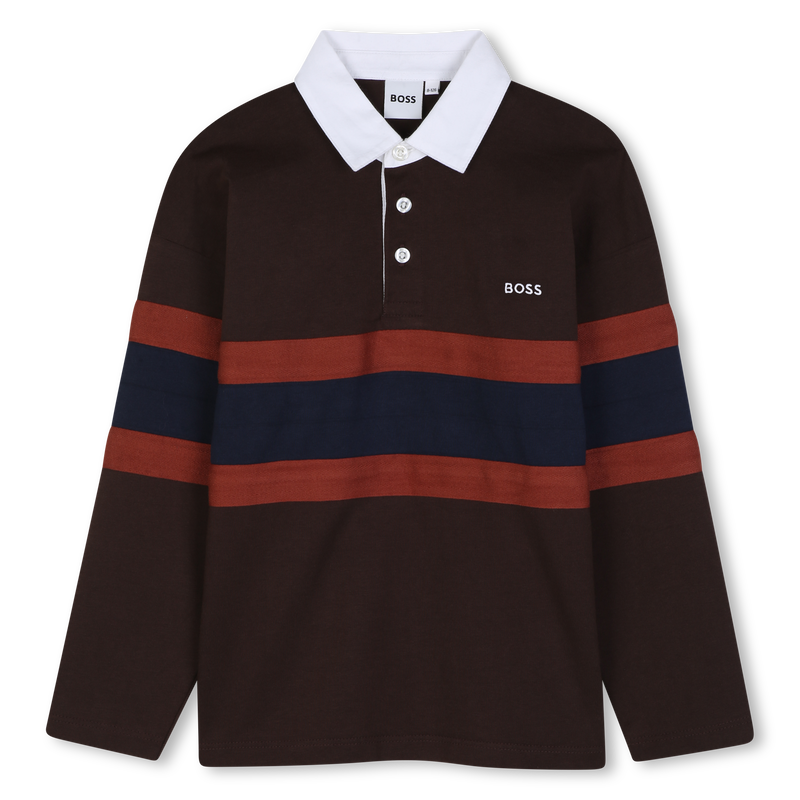Polo a maniche lunghe BOSS 
                        RAGAZZO