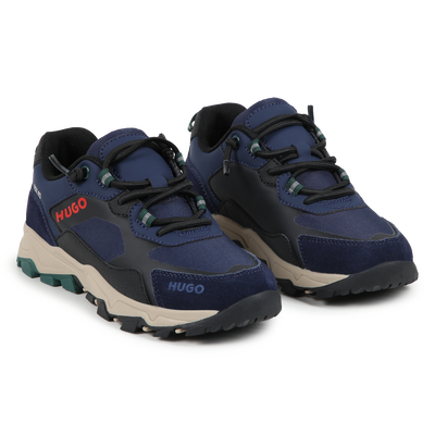 Sneakers lacci multimateriali HUGO RAGAZZO