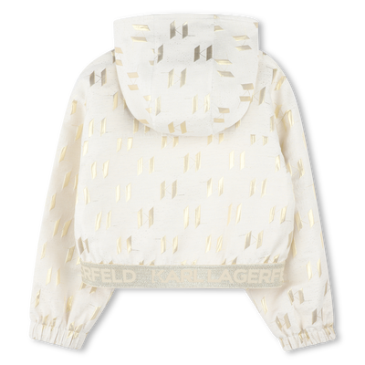 CARDIGAN CON CAPPUCCIO KARL LAGERFELD KIDS BAMBINA