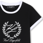 T-shirt manica corta KARL LAGERFELD KIDS 
                    BAMBINA