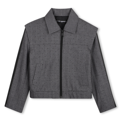 Cardigan sportivo KARL LAGERFELD KIDS BAMBINA