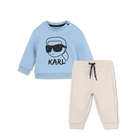 Completo felpa e pantaloni KARL LAGERFELD KIDS 
                    RAGAZZO