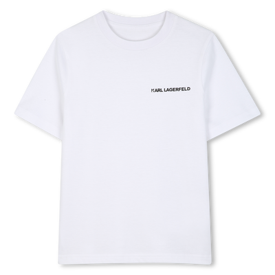 SET DI 2 T-SHIRT A MANICHE CORTE KARL LAGERFELD KIDS RAGAZZO