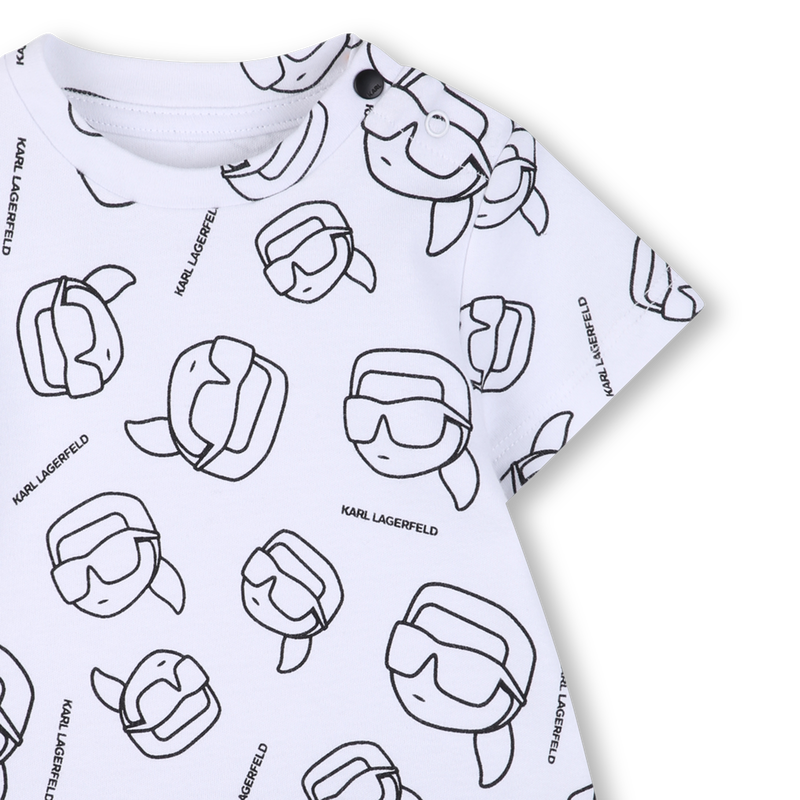 TUTA A MANICHE CORTE KARL LAGERFELD KIDS 
                        RAGAZZO