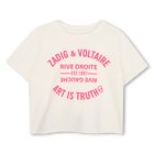 T-shirt a maniche corte, ECRU, hi-res
