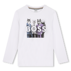 T-shirt a maniche lunghe BOSS 
                    RAGAZZO