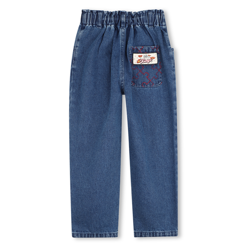 Pantaloni in denim KENZO KIDS 
                        BAMBINA