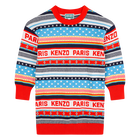 Vestito in maglia jacquard KENZO KIDS 
                    BAMBINA