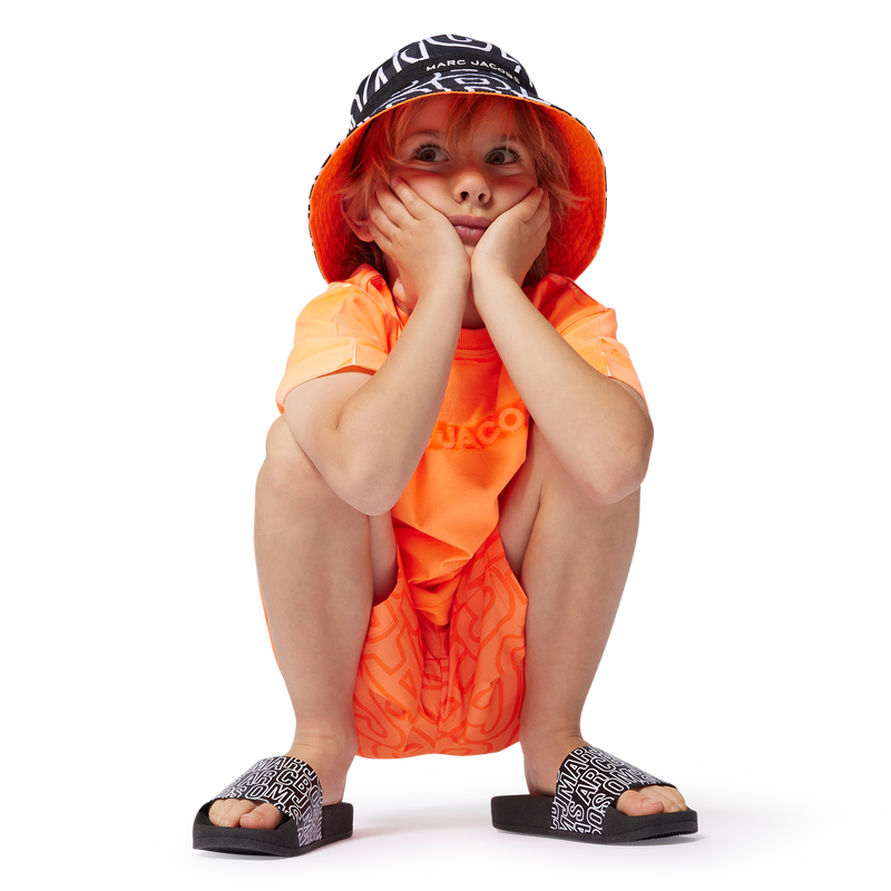 Ciabatte con stampa MARC JACOBS 
                        RAGAZZO