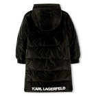 Piumino lungo reversibile KARL LAGERFELD KIDS 
                    BAMBINA