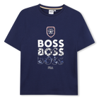 T-shirt a maniche corte, BLU MEDIEVALE, hi-res