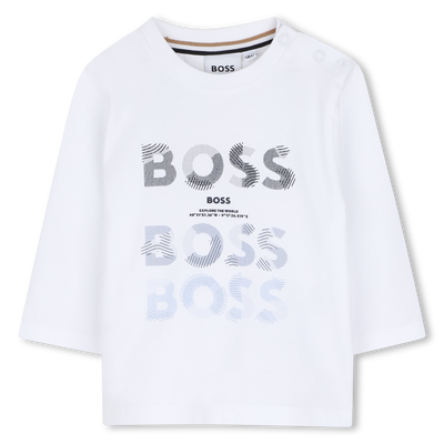 Maglietta a maniche lunghe BOSS RAGAZZO
