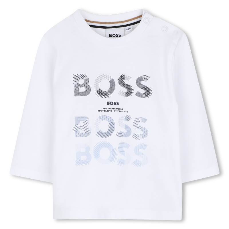 Maglietta a maniche lunghe BOSS 
                        RAGAZZO