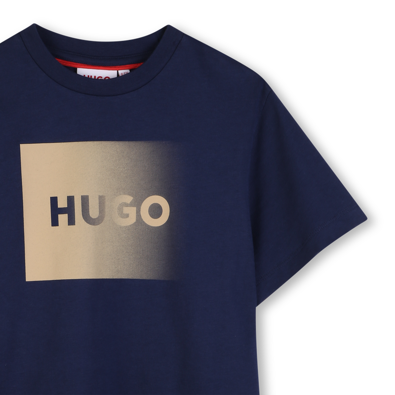 T-SHIRT A MANICHE CORTE HUGO 
                        RAGAZZO