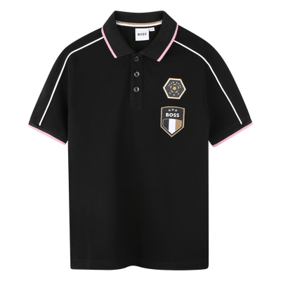 Polo maniche corte cotone BOSS RAGAZZO