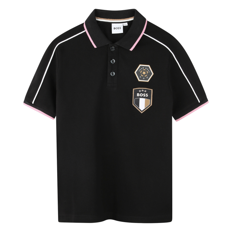 Polo maniche corte cotone BOSS 
                        RAGAZZO