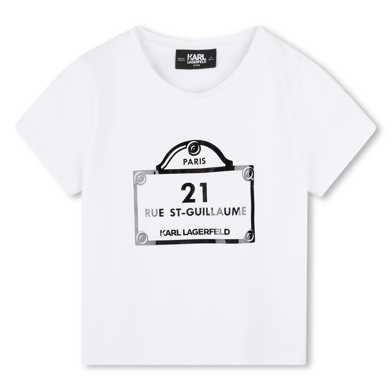 TEE SHIRT KARL LAGERFELD KIDS 
                        BAMBINA