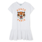 Abito con stampa e volant KENZO KIDS 
                    BAMBINA
