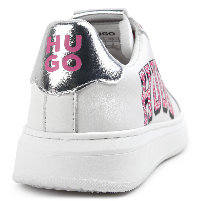 Sneakers stringate con stampe HUGO 
                        BAMBINA