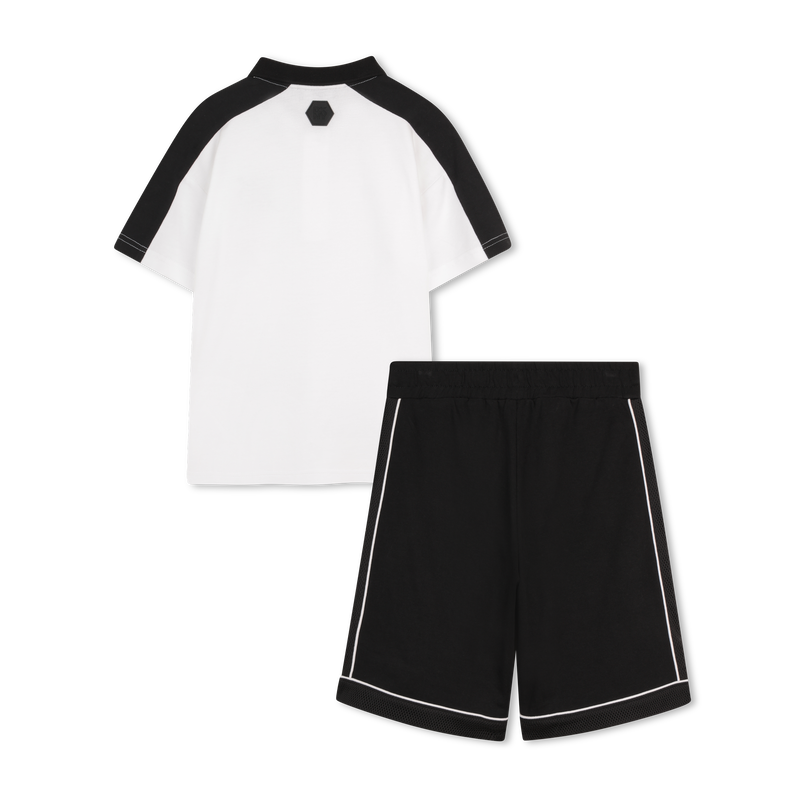 SET T-SHIRT E BERMUDA DKNY 
                        RAGAZZO