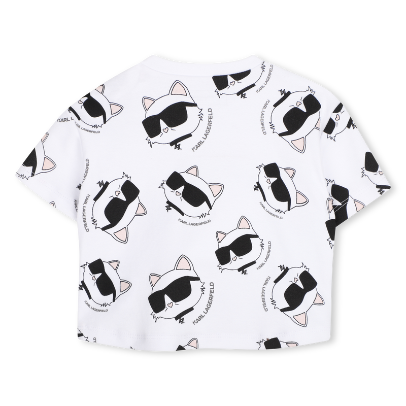 SET T-SHIRT E PANTALONCINI KARL LAGERFELD KIDS 
                        BAMBINA