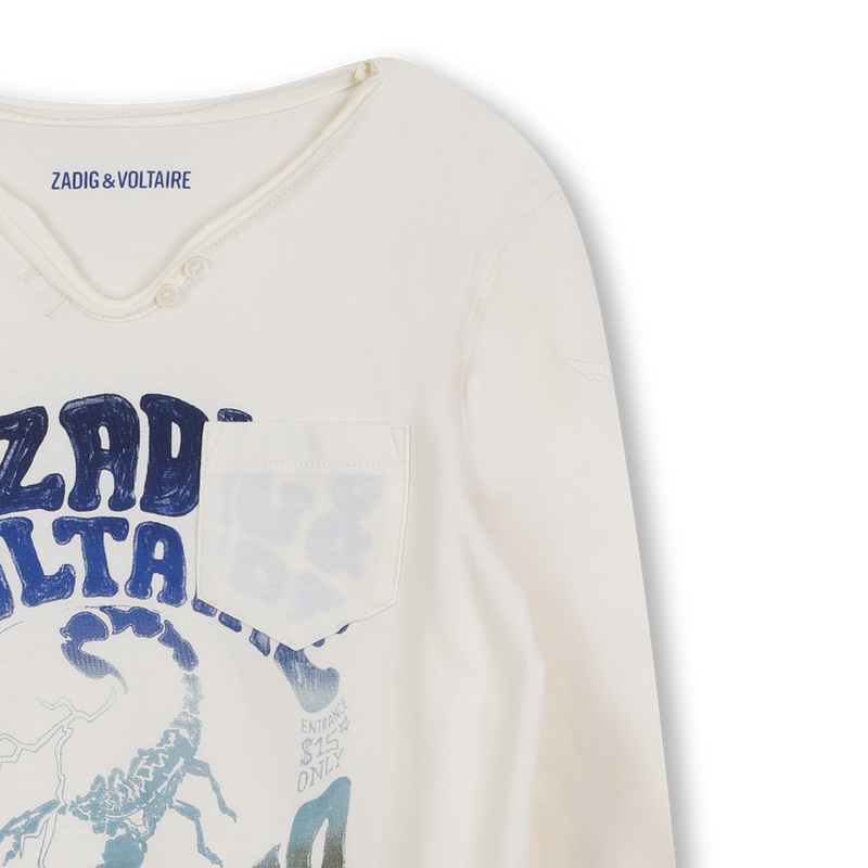T-shirt a maniche lunghe ZADIG & VOLTAIRE 
                        RAGAZZO