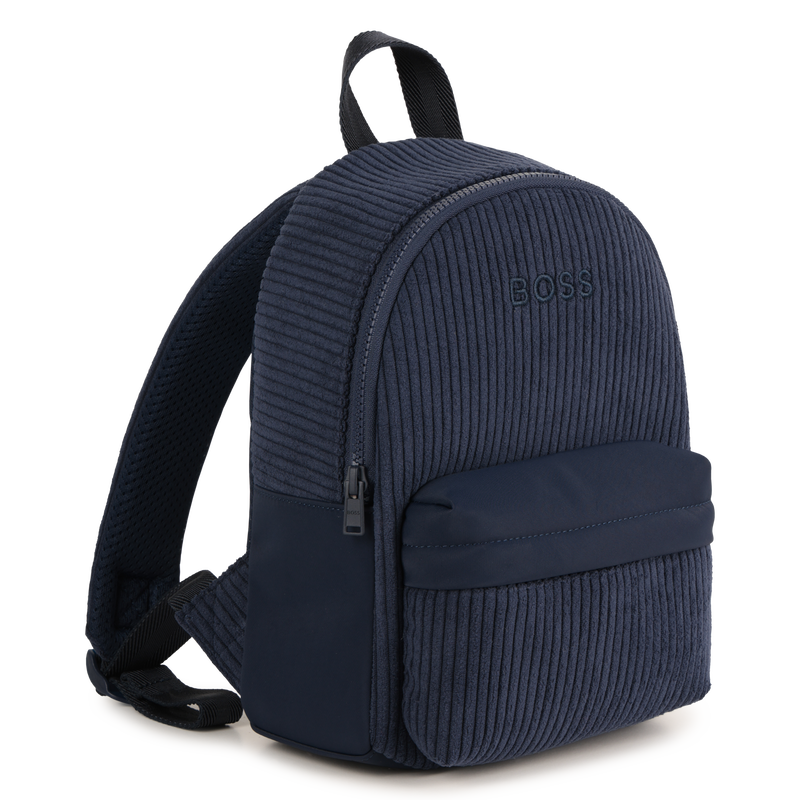 Zaino in velluto a coste BOSS 
                        RAGAZZO