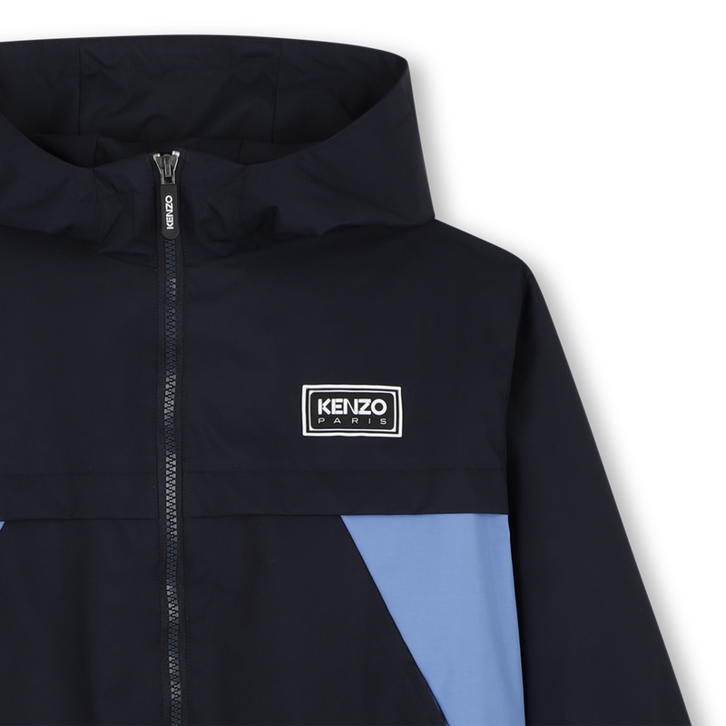 Giacca a vento con cappuccio KENZO KIDS 
                        RAGAZZO