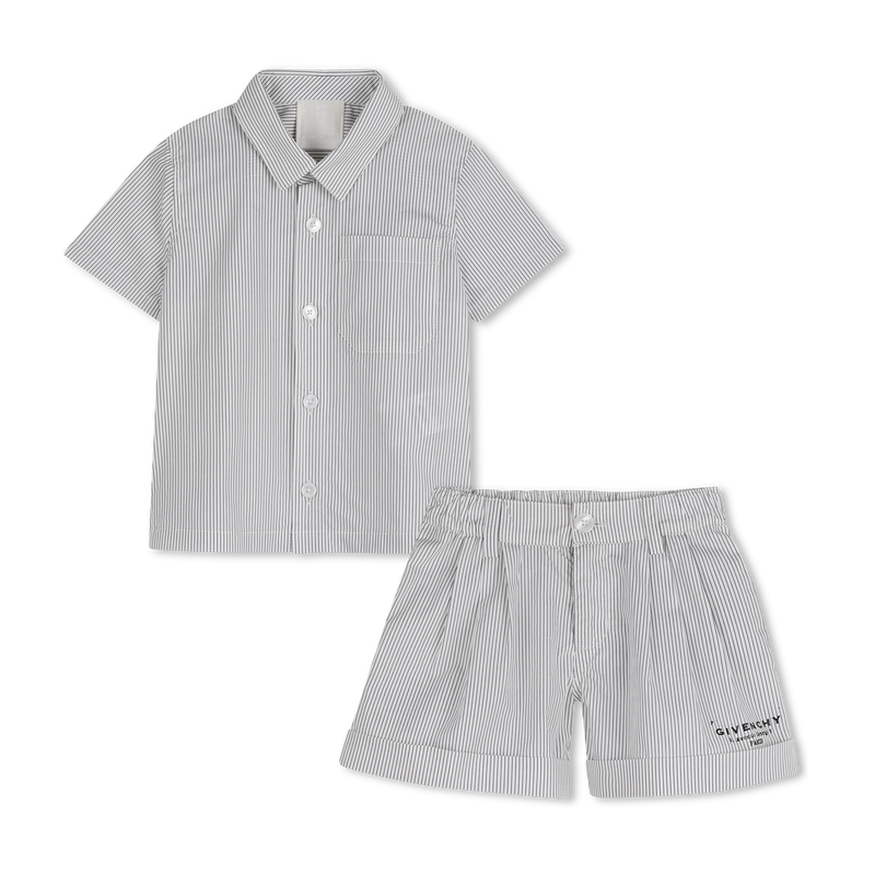 SET CAMICIA E PANTALONCINI GIVENCHY 
                        RAGAZZO