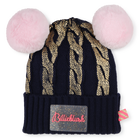 Berretto a trecce con pompon BILLIEBLUSH 
                    BAMBINA