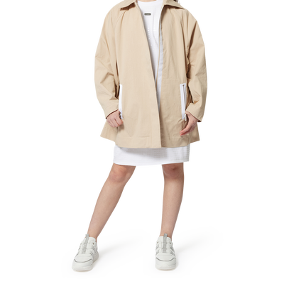 Abito in cotone con paillettes DKNY BAMBINA