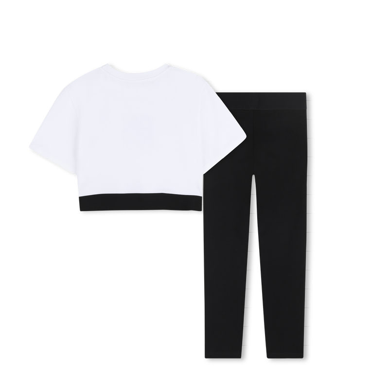 SET T-SHIRT E LEGGINGS DKNY 
                        BAMBINA
